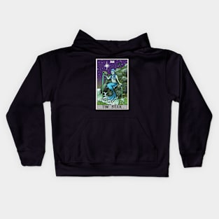 The Star Tarot Card Terror Tarot Edition - Siren Halloween Mermaid Kids Hoodie